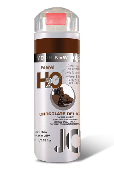 Съедобный лубрикант со вкусом шоколада  JO H2O Lubricant Chocolate Delight 150 мл