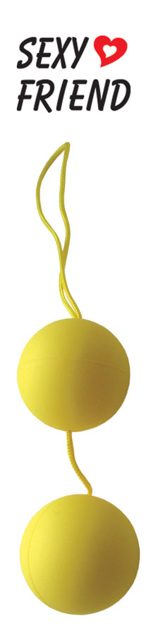 Шарики вагинальные Balls желт.