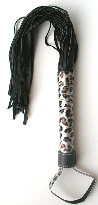  Плеть леопард черно-серый