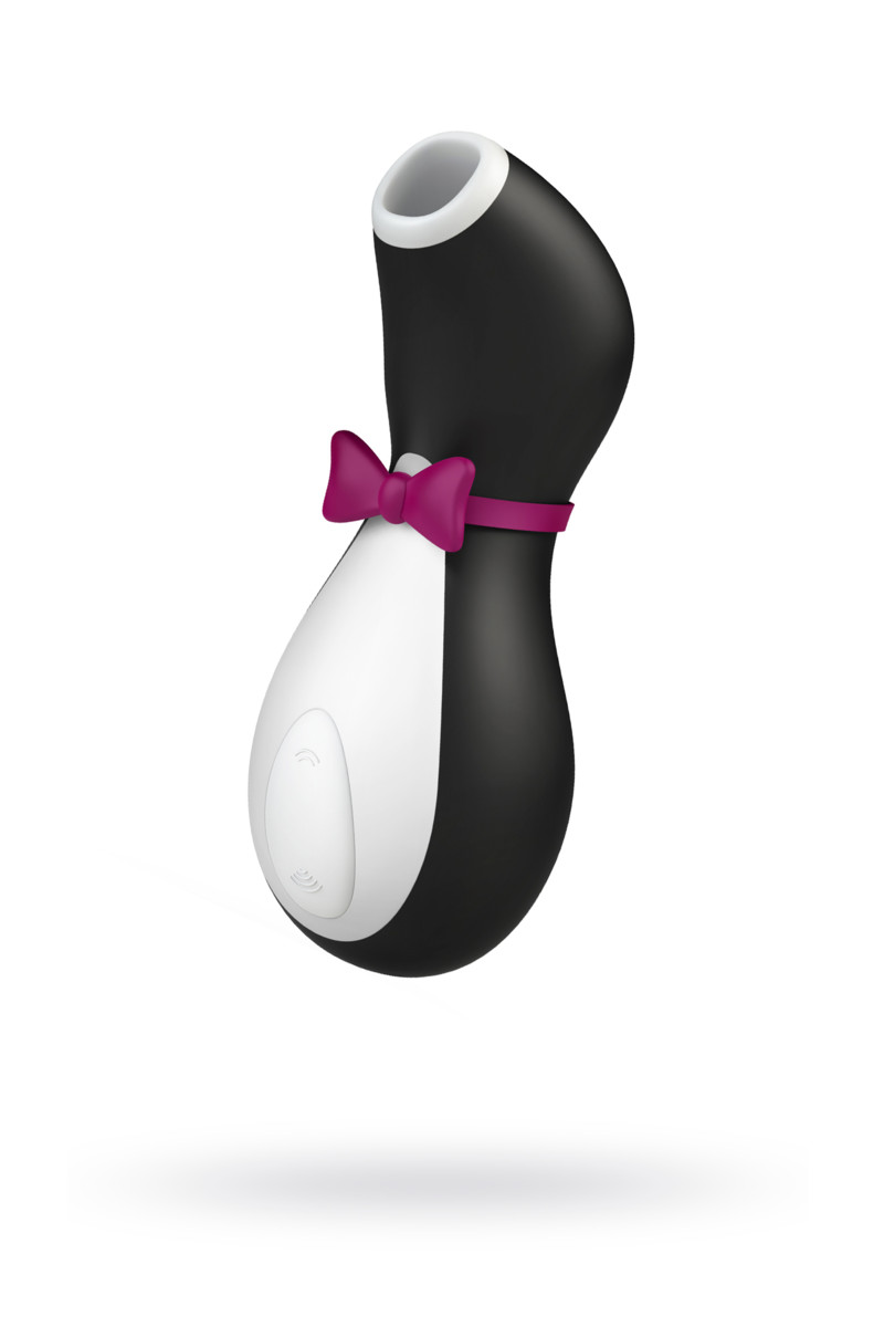 SATISFYER pro Penguin Next Generation Вакуум-волновой бесконтактный стимулятор клитора, черно-белый