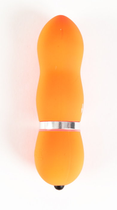 Вибратор водонепроницаемый 10 см оранжевый