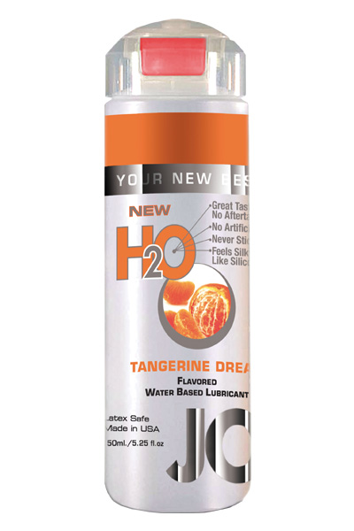 Съедобный лубрикант со вкусом мандарина  JO H2O Lubricant Tangerine Dream 150 мл