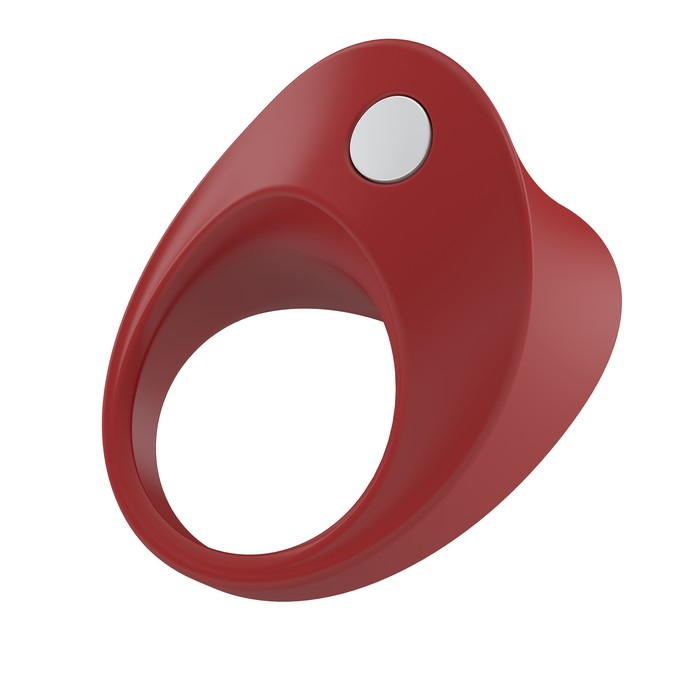 Эрекционное кольцо красное с вибрацией