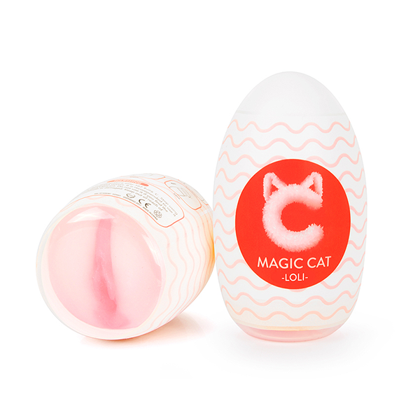 Magic Cat Loli S-Hande Мастурбатор - яйцо со входом в виде вагины, 10,6 см