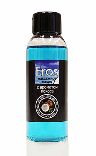 Массажное масло EROS TROPIC (аромат кокоса) 50 мл