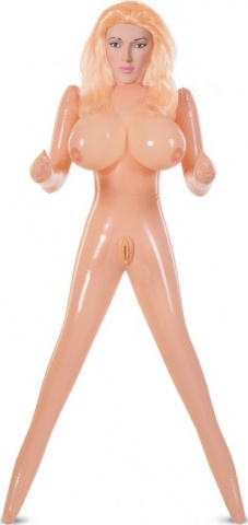 Кукла надувная Mona Mountains, реалистичная вагина и анус, реалистичные соски, волосы