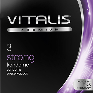 Презервативы латексные Vitalis premium №3 Strong 40117VP