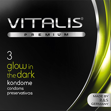 Презервативы светящиеся в темноте Vitalis Clow in the Dark