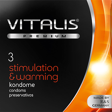 Презервативы латексные Vitalis premium №3 Stimulation & warming 4348VP