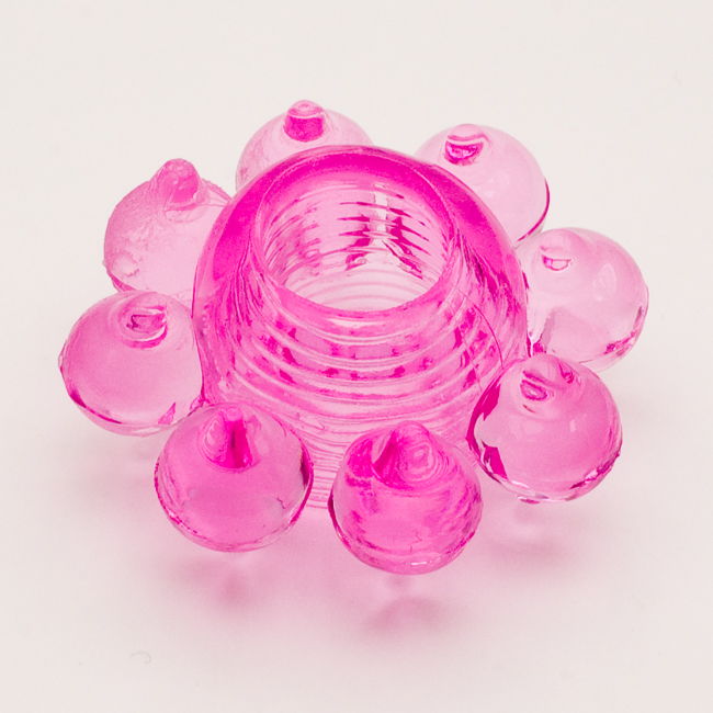 Кольцо эрекционное гелевое розовое